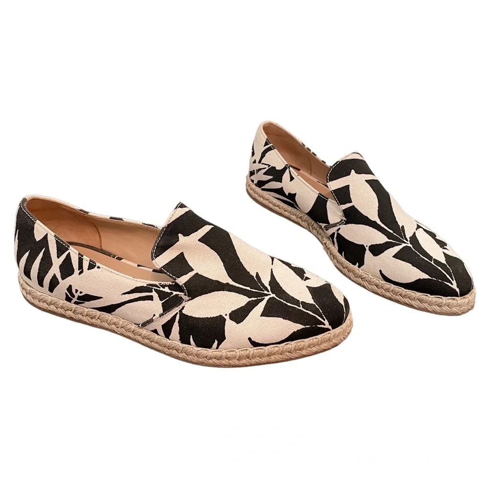 M. Gemi Agio Floral Tropical Print Espadrilles Sz 37.5